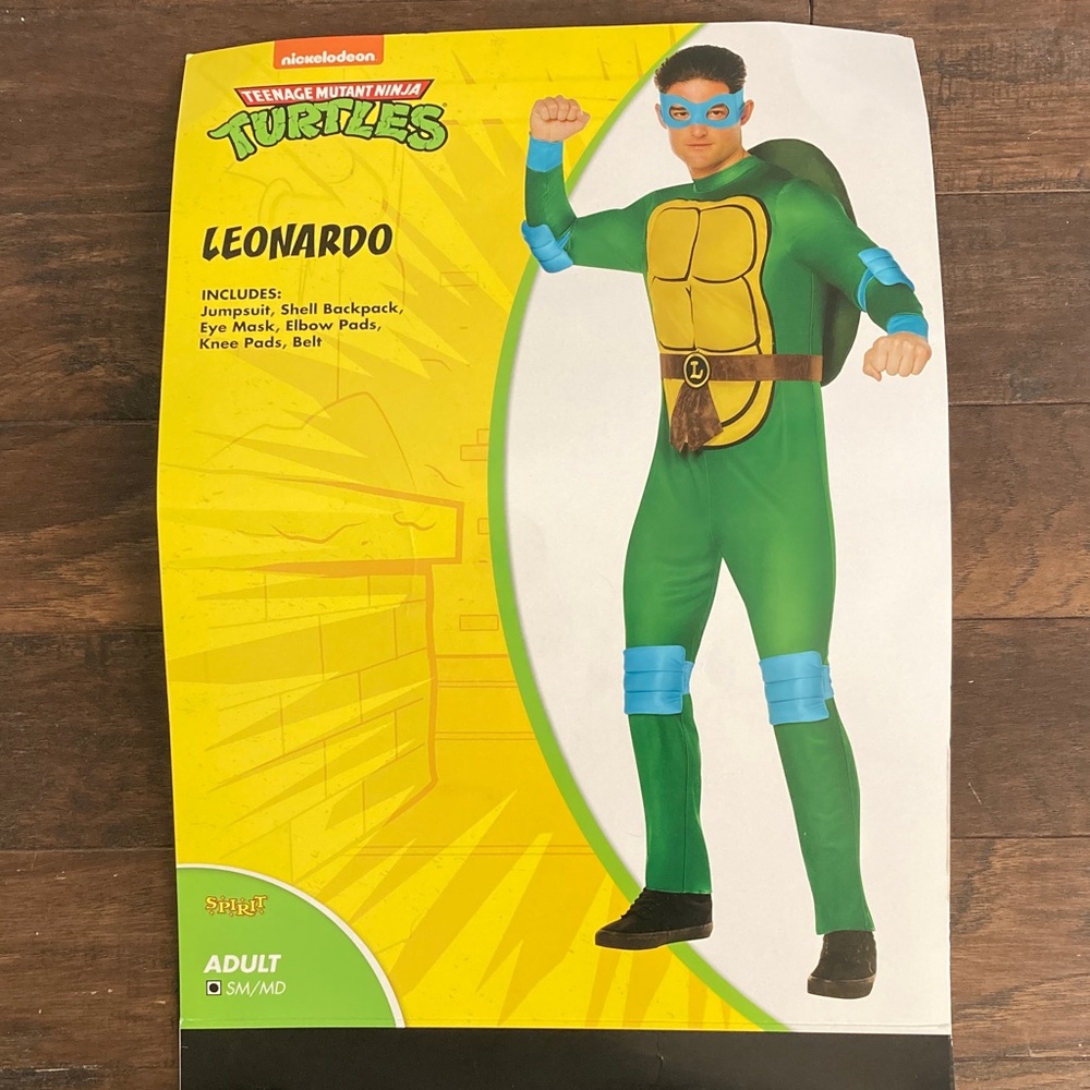 TMNT Leonardo Kids Costume - Green and Blue